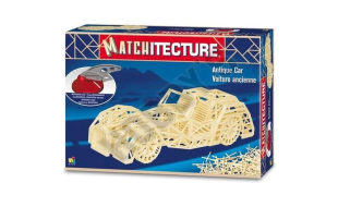 Matchitecture Matchstick Antique Car