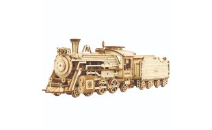 ROKR Prime Steam Express Train Wooden Model Kit