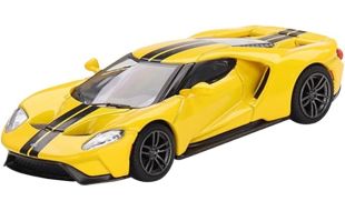 Mini GT 1/64 Scale Ford GT Triple Yellow (LHD) Die Cast Model