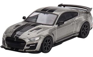 Mini GT 1/64 Scale Shelby GT500 Signature Edition Widebody Pepper Grey Metallic (LHD) Die Cast Model