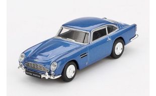 Mini GT 1/64 Scale Aston Martin DB5 Sierra Blue (RHD) Die Cast Model