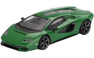 Mini GT 1/64 Scale Lamborghini Countach LPI 800-4 Verde Medio (LHD) Die Cast Model