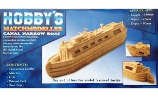 Matchmodeller Canal Narrow Boat Matchstick Kit
