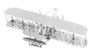Metal Earth Wright Brothers Airplane 3D Metal Model Kit
