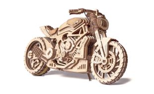 Wood Trick Motorcycle Wooden Model Kit