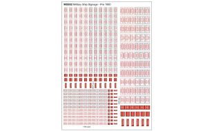 Military Ships Signs War Period to 1990