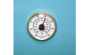 50mm Gold Plastic Thermometer Insert 