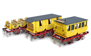 Occre 1/24 Scale Adler Coaches for Steam Train Locomotive Model Kit