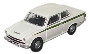 Oxford Diecast Cortina MK I White Kit OO Gauge