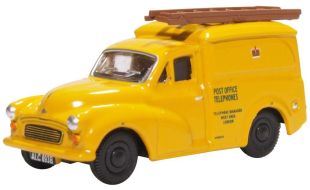 Oxford Diecast 1/76 Scale Morris 1000 Post Office Telephones Yellow Die Cast Model