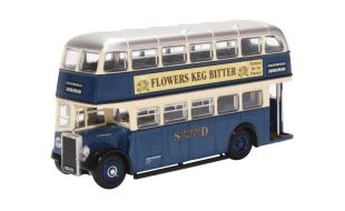 Oxford Diecast 1/76 Scale Leyland Titan PD2/12 Stratford Blue Die Cast Model
