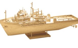 Matchmaker Oil Rig Supply Boat Matchstick Model Kit