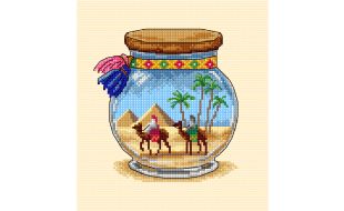 Orchidea Pyramids Vacation Memories Counted Cross Stitch Kit