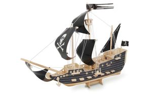 Quay Pirate Ship Wooden Model Kit