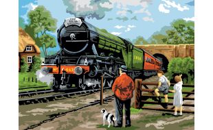 Painting By Numbers Steam Train