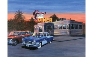 Painting By Numbers 50s Diner