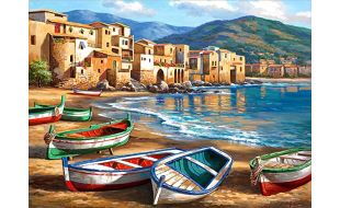 Painting By Numbers Spiaggia Della Citta