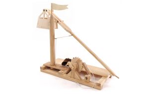 Leonardo da Vinci Trebuchet Working Wood Model Kit
