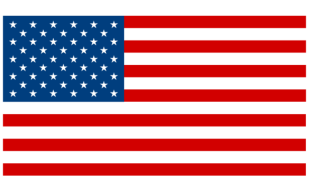 Stars and Stripes Present Day - 50 Stars