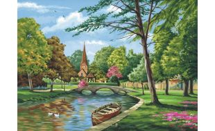 Canvas Church Painting Kit