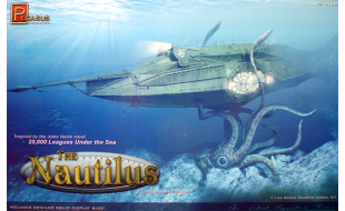 Pegasus 1/144 Scale Jules Verne Nautilus 20,000 Leagues Under The Sea Model Kit