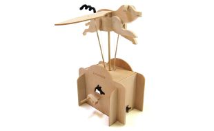 Pathfinders Build Your Own Flying Pig Automata Wooden Kit