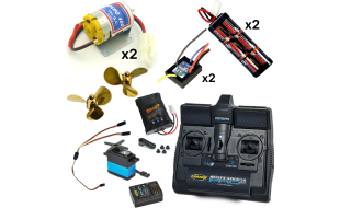 RC Pack for Aeronaut Pilot Model Boat Kit