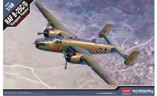 Academy 1/48 Scale RAF B-25C/D "European Theatre" Model Kit