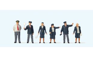 Preiser OO Scale British Rail Staff Figure Set (6)