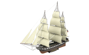 Metal Earth USS Constitution 3D Metal Model Kit