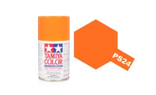 Tamiya Polycarbonate Spray Paint (100ml) - Fluorescent Orange