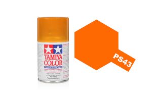 Tamiya Polycarbonate Spray Paint (100ml) - Translucent Orange