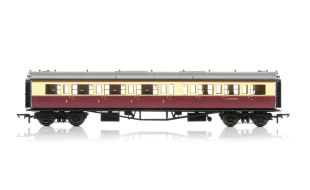 Hornby BR, Collett 'Bow-Ended' Corridor Composite (Left Hand), W6146W - Era 4 OO Gauge
