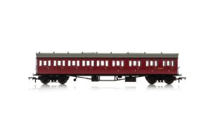 Hornby BR, Collett 57' Bow Ended E131 Nine Compartment Composite (Right Hand), W6631W - Era 4 OO Gauge