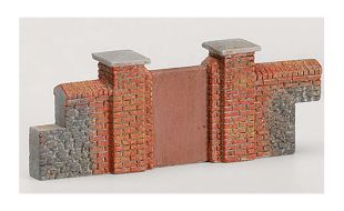 Hornby Brick Walling (Gates & Piers) OO Gauge