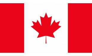 Canada National Fabric Flag - 125mm