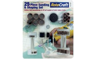 Rotacraft 25 Piece Sanding and Shaping Set