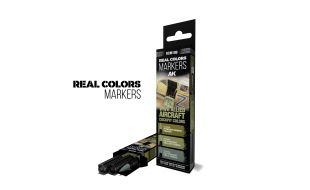 AK Interactive WWII Allied Aircraft Cockpit Colours Markers Set