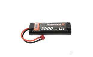 NiMH 7.2V 2600mAh SC Stick, Deans (HCT) Battery