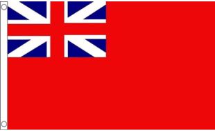 GB Historical Red Ensign 1707 - 1801 Flag - 150mm