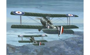 Roden 1/32 Scale British Sopwith 1 1/2 Strutter WWI Comic Fighter, 1917/18 Model Kit