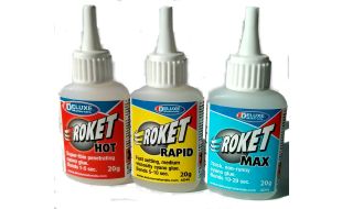 Deluxe Materials Roket Cyano Bargain Glue Pack
