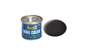 Revell Enamel Solid Matt Paint - Tar Black