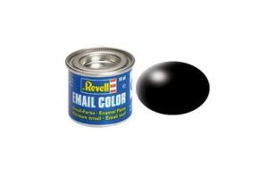 Revell Solid Silk Matt Enamel Paint - Black