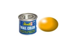 Revell Solid Silk Matt Enamel Paint - Lufthansa Yellow