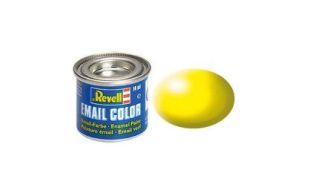 Revell Solid Silk Matt Enamel Paint - Luminous Yellow