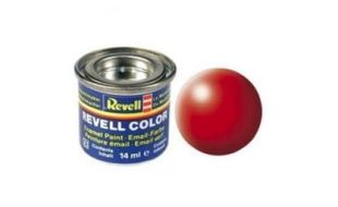 Revell Solid Silk Matt Enamel Paint - Luminous Red