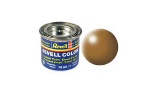 Revell Solid Silk Matt Enamel Paint - Wood Brown