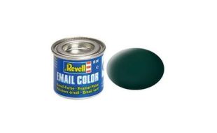 Revell Enamel Solid Matt Paint - Black Green