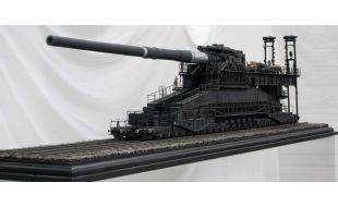 Sora Art 1/35 Scale Dora 80cm WWII German Super Heavy Railway Gun Model Kit